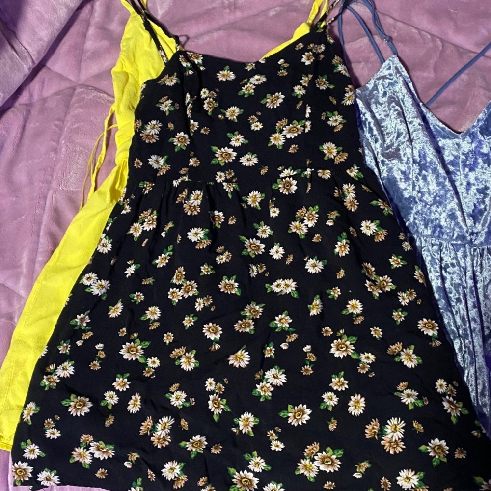 flower mini dress